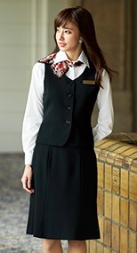 en joie(アンジョア) 51415 ワンランク上の着心地を実現!マーメイドスカート 無地 93-51415