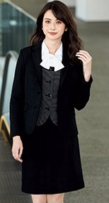 en joie(アンジョア) 51813 ニットならではのゆったりサイズで着心地抜群のAラインスカート 無地 93-51813