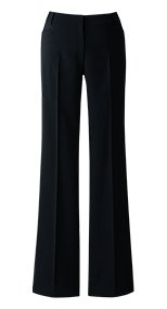 en joie(アンジョア) 71372 軽さ・伸縮性がありスタイリッシュなブーツカットパンツ 無地 93-71372