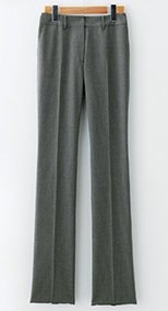 en joie(アンジョア) 71492 細めシルエットのラベンダーストライプパンツ 93-71492