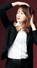 en joie(アンジョア) 81810 高ストレッチ裏地×シワになりにくいニットジャケット 無地 93-81810