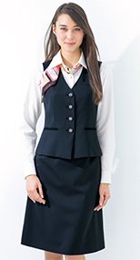 S-16451 パトリックコックス マーメイドスカート シャドーストライプ 99-S16451