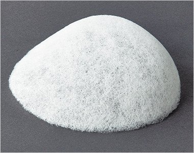 綿菓子のように軽い肩パットで肩コリ解消!優しいカーブにそったラインを生み出し高い通気性で蒸れにくく快適です!