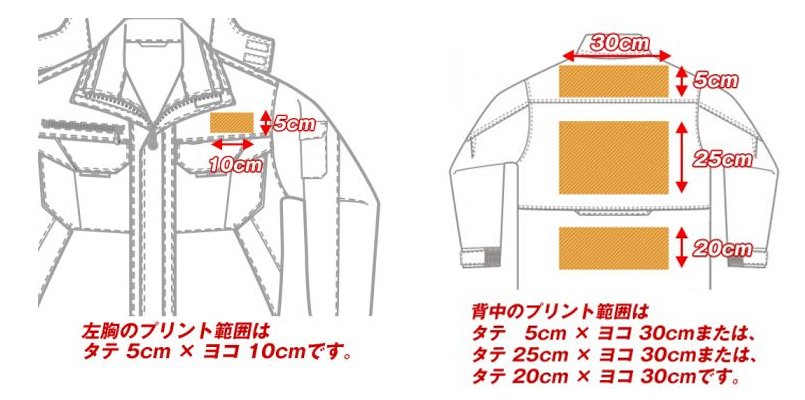 AZ8460にプリントできる範囲