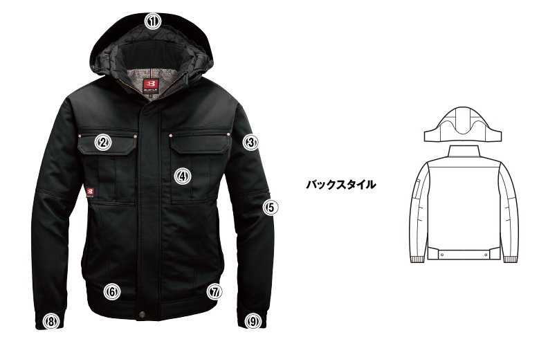 バートル8110 商品詳細・こだわりPOINT
