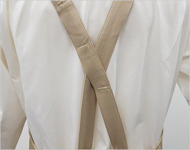 背中の紐がX型のバックスタイル