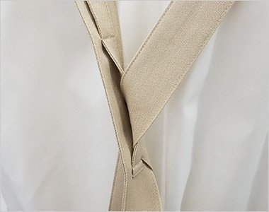 肩紐の内側部分 肩紐がずれ落ちないループ付き