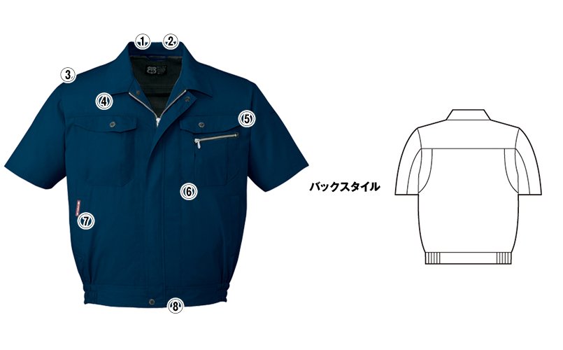 自重堂jichodo84110 商品詳細・こだわりPOINT