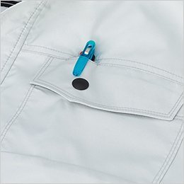 左胸 ペン差し付きポケット