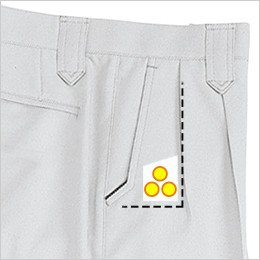 右 コインポケット付き