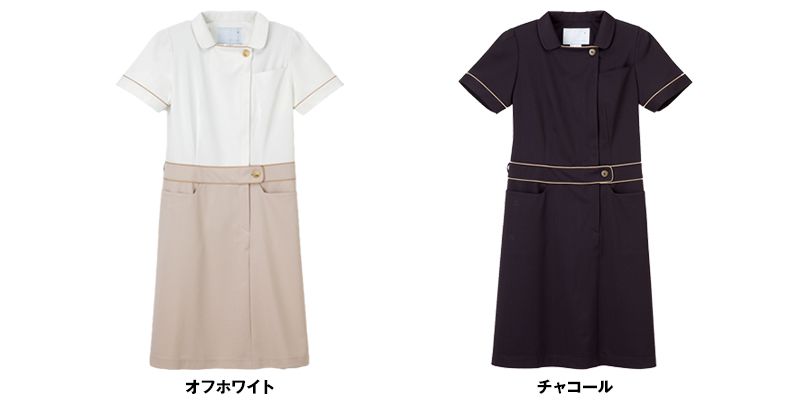 LH6277 ナガイレーベン(nagaileben) ビーズベリー 半袖ワンピース(女性用) 色展開