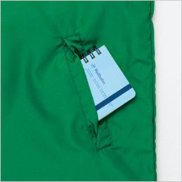 AZ2203 アイトス リフレクト裏フリースジャケット(男女兼用) 中身が飛び出しにくいターンポケット