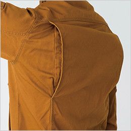 バートル 5505 綿100%チノクロス長袖シャツ(男女兼用) 背ノーフォーク