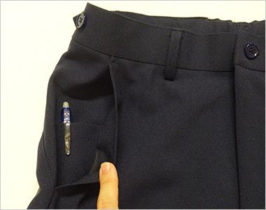 MZ-0088 ミズノ(mizuno) ストレッチパンツ(男性用)ストレートシルエット アジャスター仕様 股下マチ ポケット付き(右脇ポケットは中ポケット付き)