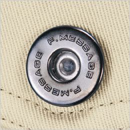 自重堂 80204 綿100%ストレッチ長袖シャツ デザインボタン