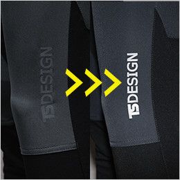 84634 TS DESIGN ハイブリットストレッチパンツ(無重力パンツ)(男性用) 反射プリント