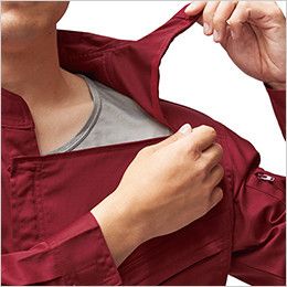 ジーベック 34011 T/Cツイル 楽脱ファスナーつなぎ 続服(男女兼用) 楽脱ファスナー
