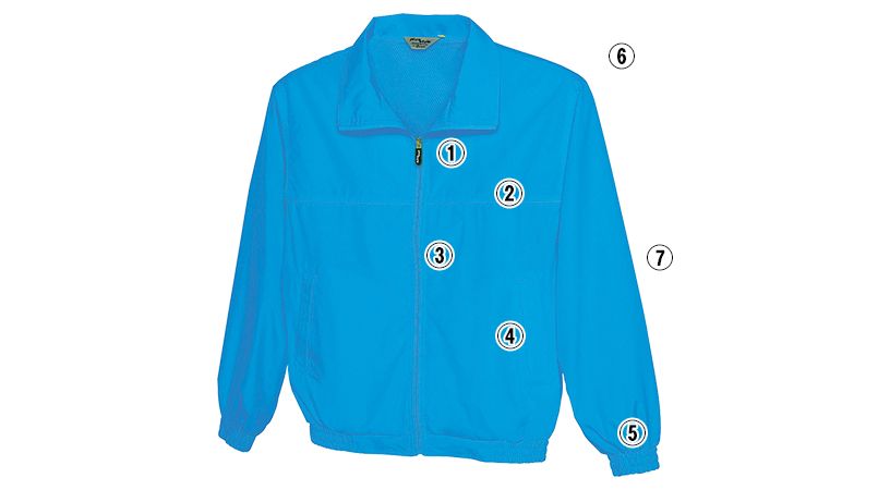 AZ2663 アイトス 裏メッシュカラーブルゾン(男女兼用) 商品詳細・こだわりPOINT