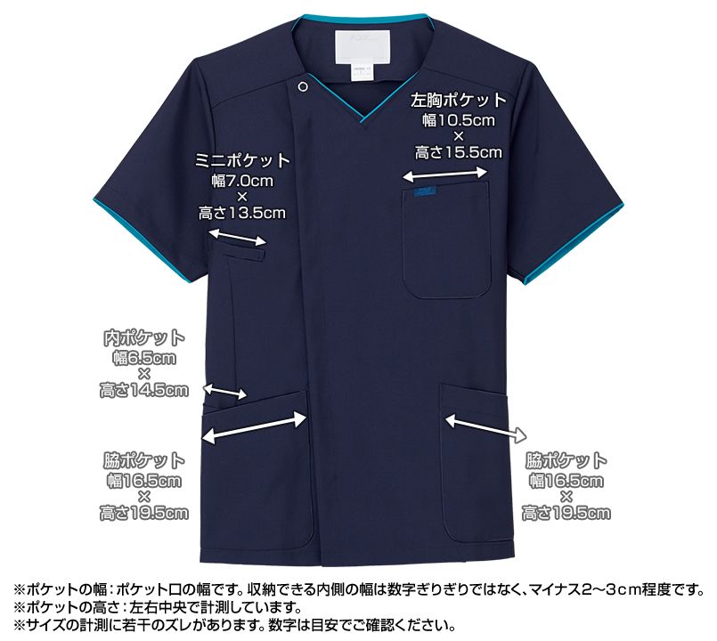7028SC FOLK(フォーク) メンズ ジップスクラブ(男性用) ポケットサイズ